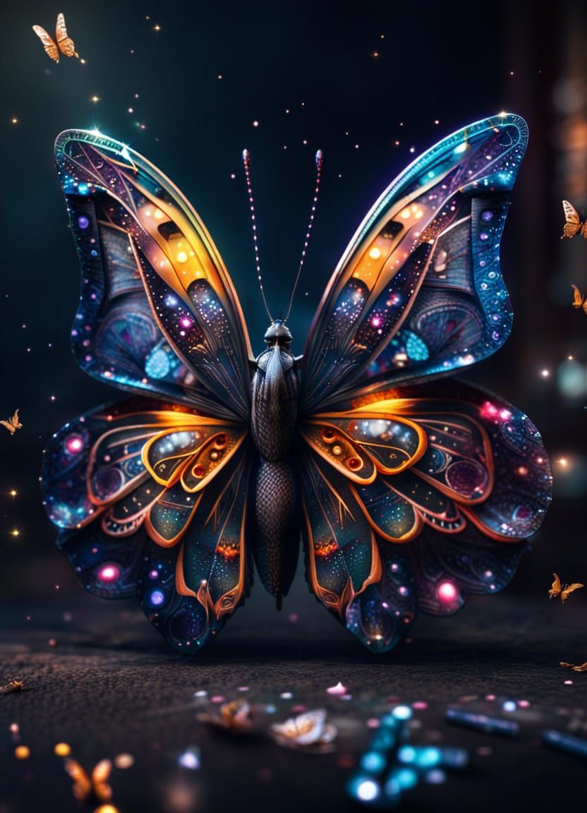 Cosmic butterfly   by @Emma
