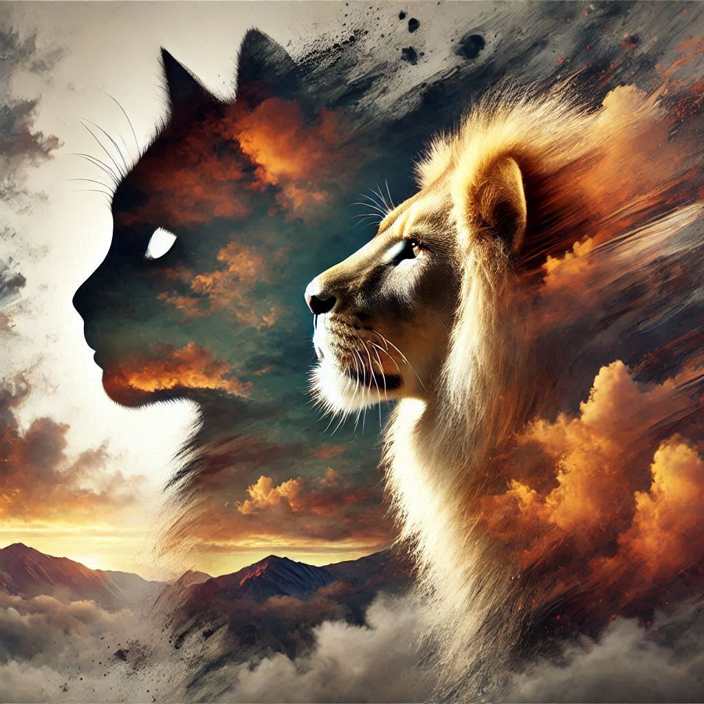 double exposure beautiful fantasy portrait landscape..