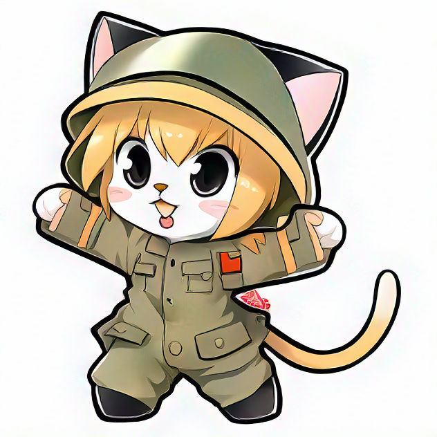 Chibi Cat Soldier