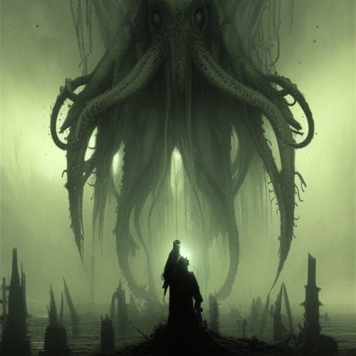 Call of the Cthulhu by HP. Lovecraft - AI Generated Artwork - NightCafe ...