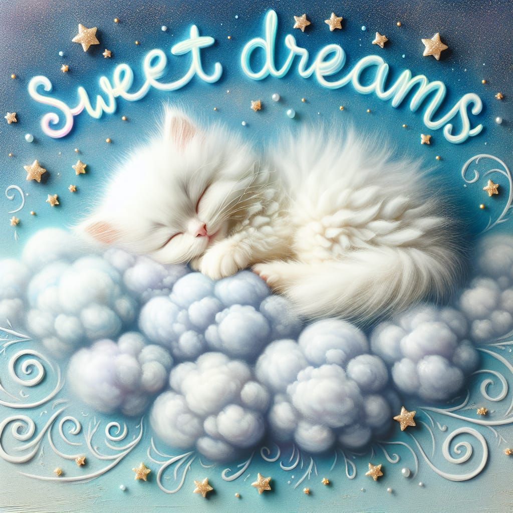 Sweet Dreams Sweet Kitty  by @MommaKitty