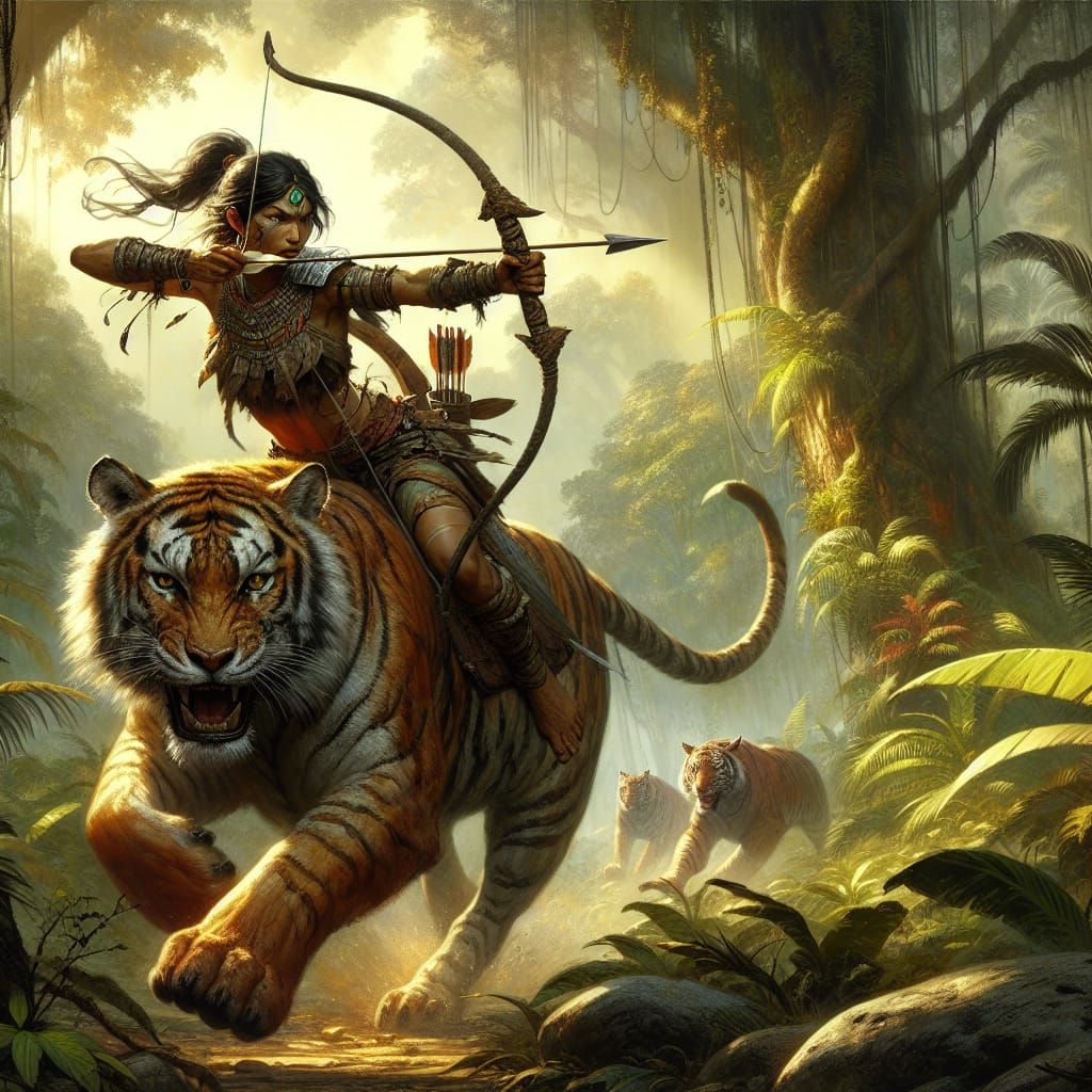 A huntress  by @undefined