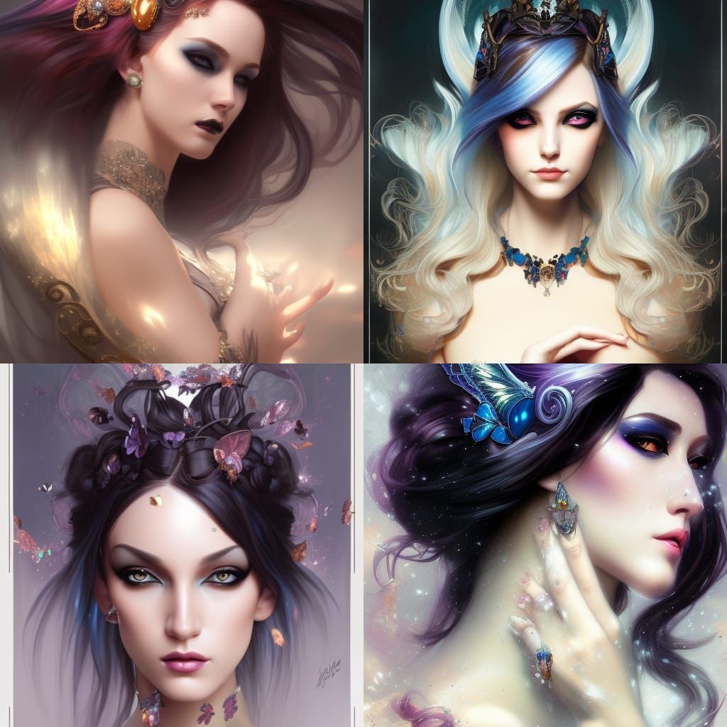 Mysterious beautiful glamorous elegant goth winx queen with ...