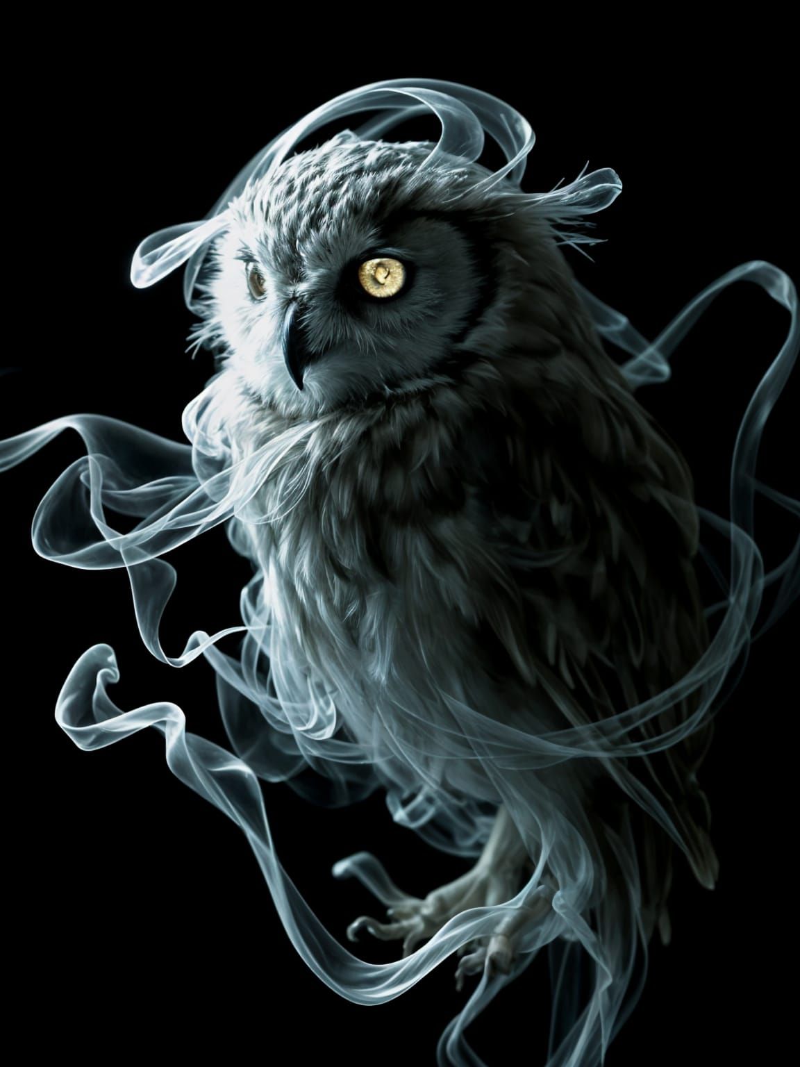 Midnight owl  by @QueenKittyKat