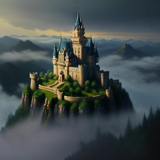 Castle in the clouds