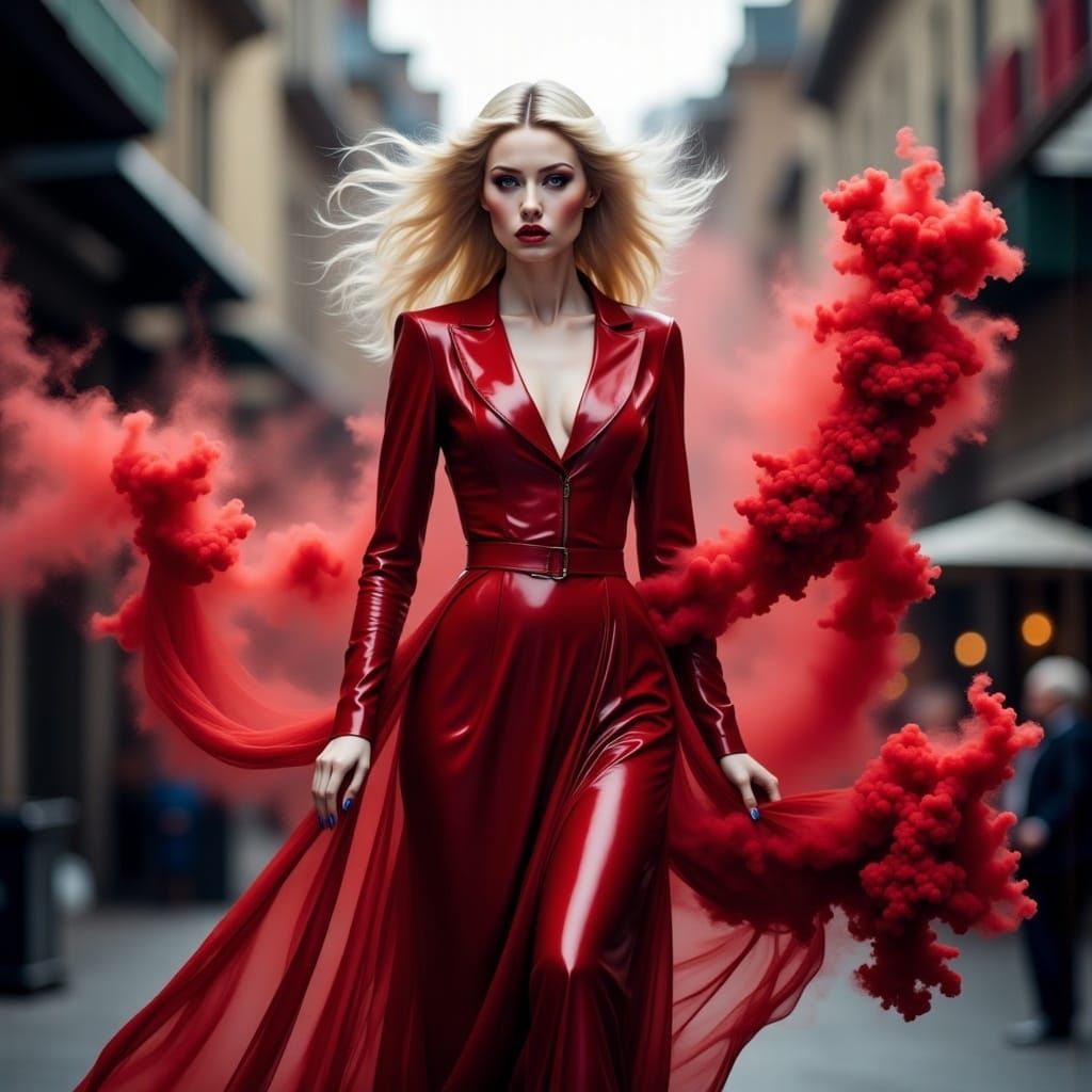 <lora:ColorSmokeFlux:1.0>