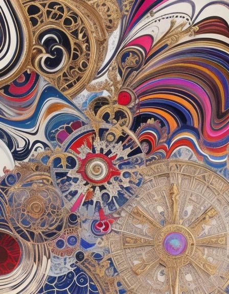 baroque expressionism geometric abstract art