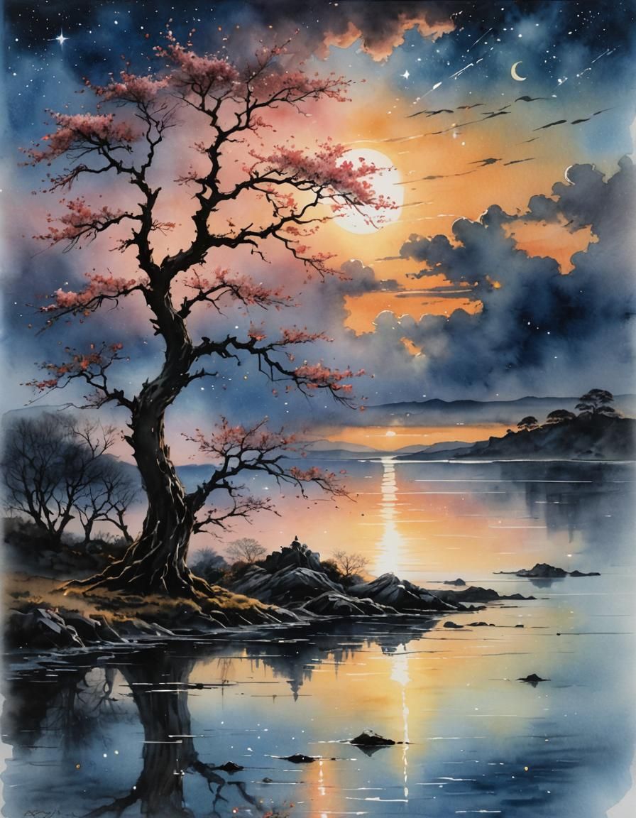 Sakura tree  by @Onapona