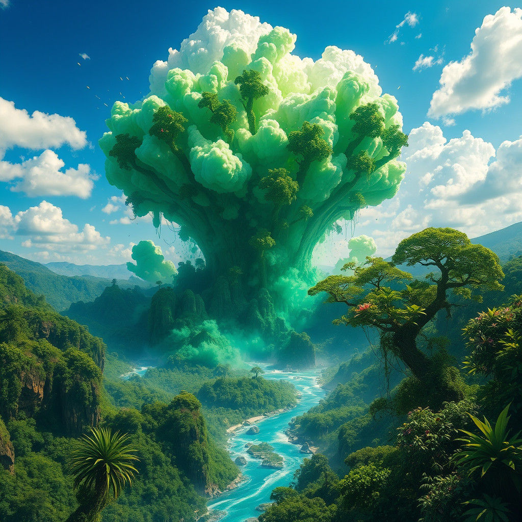 Emerald Energy Creates Verdant Landscape in Detailed Matte P...