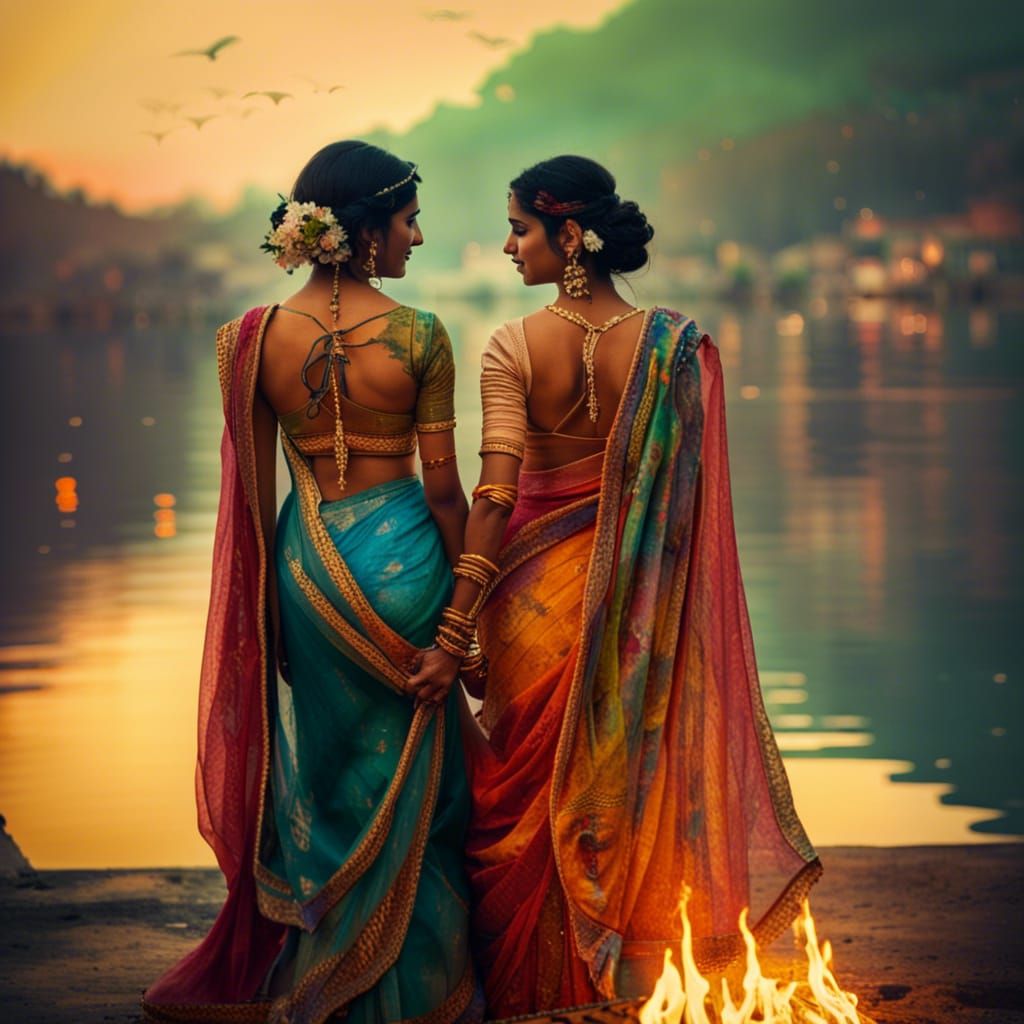 wedding on Fateh Sagar Lake  by @char aznable