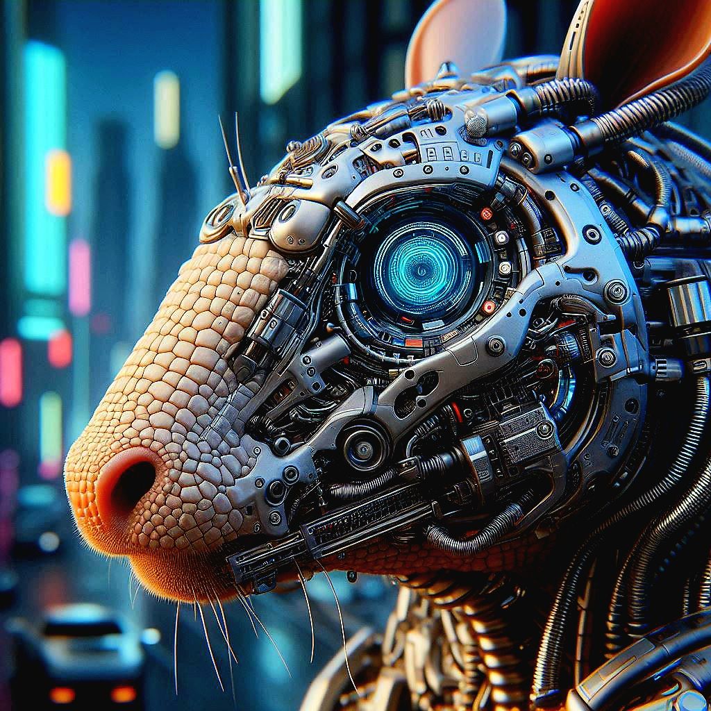 Armadillo cyborg. Cydillo