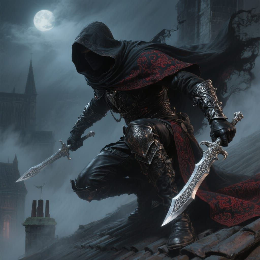 Krinshaw Grimblade - Rogue/Assassin