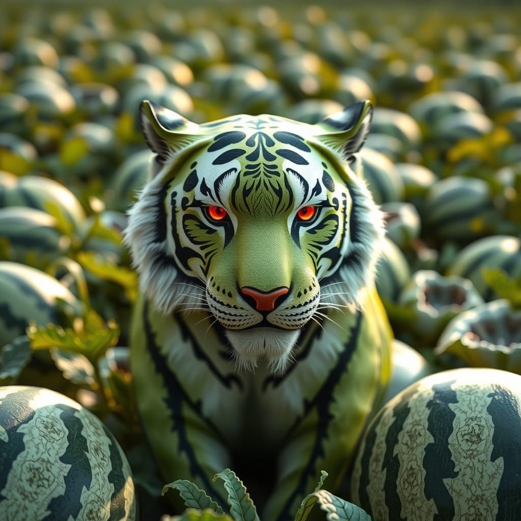 Watermelon Tiger  by @Johnny Fish