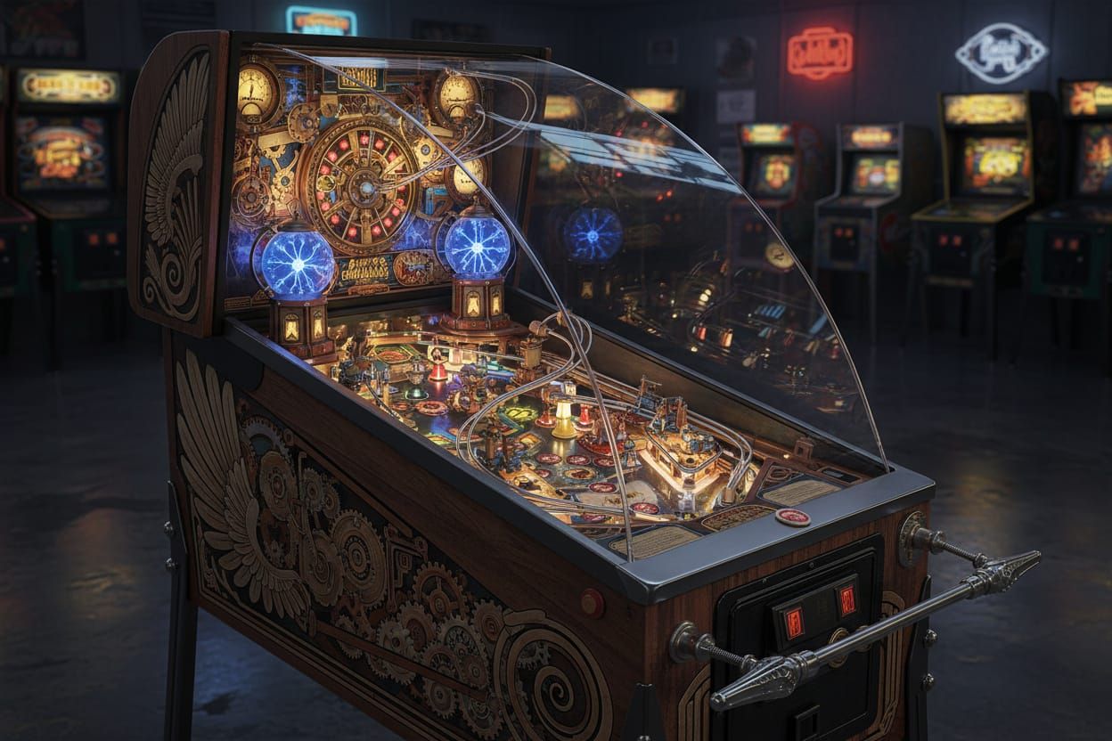 Retro Pinball Becomes Intricate Clockwork Puzzle Machine