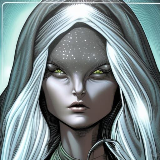 Female Alien - AI Generated Artwork - NightCafe Creator