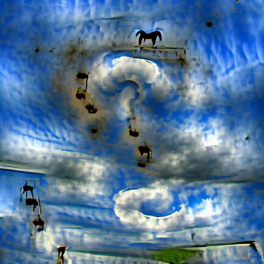 A Sky For Shoeing Horses Under by WHY?