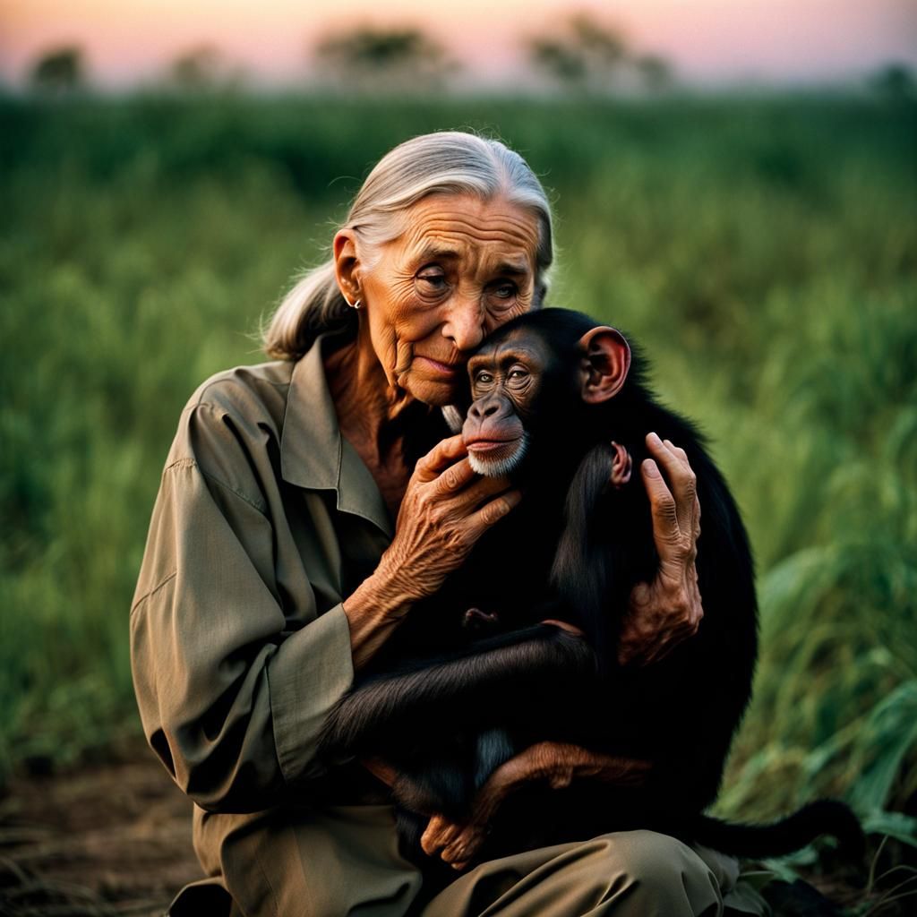 Jane Goodall   by @Fee 