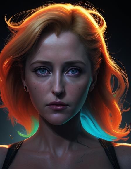 gillian anderson - AI Generated Artwork - NightCafe Creator