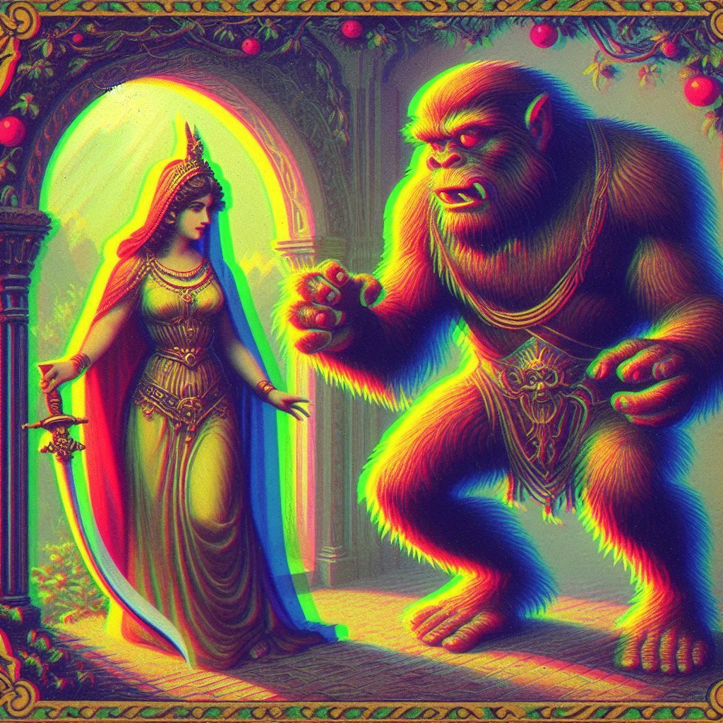 sinbad and the giant ape