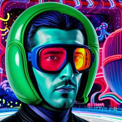 Portrait In Goggles - AI Generated Artwork - NightCafe Creator