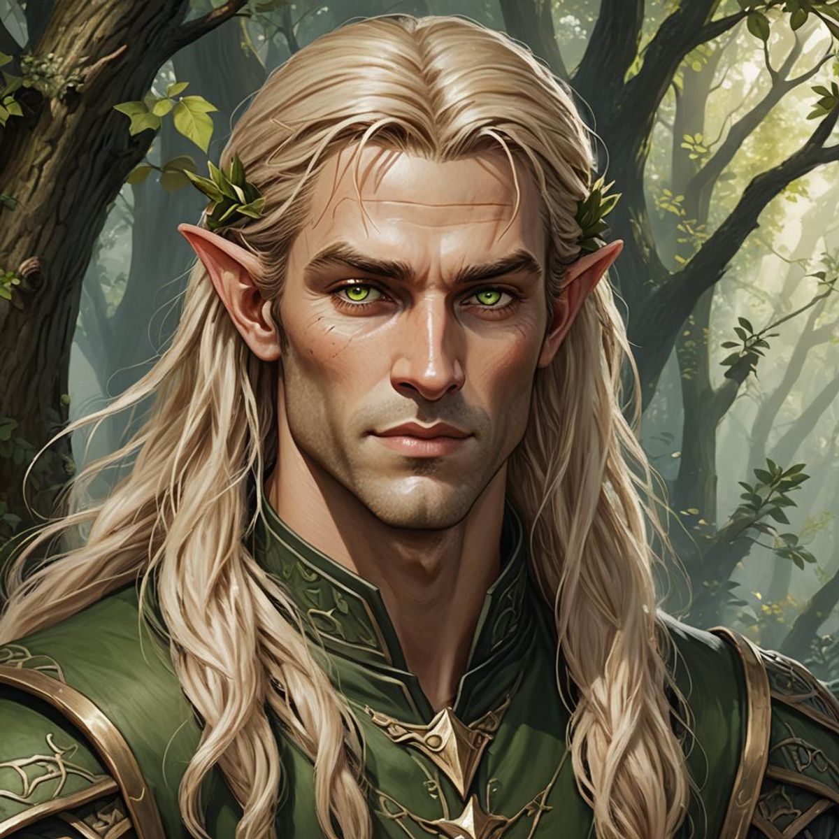 fantasy woodelf AI Generated Artwork NightCafe Creator