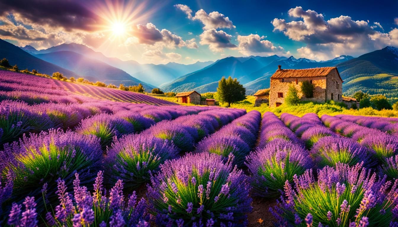 Lavender field  by @PointDexter