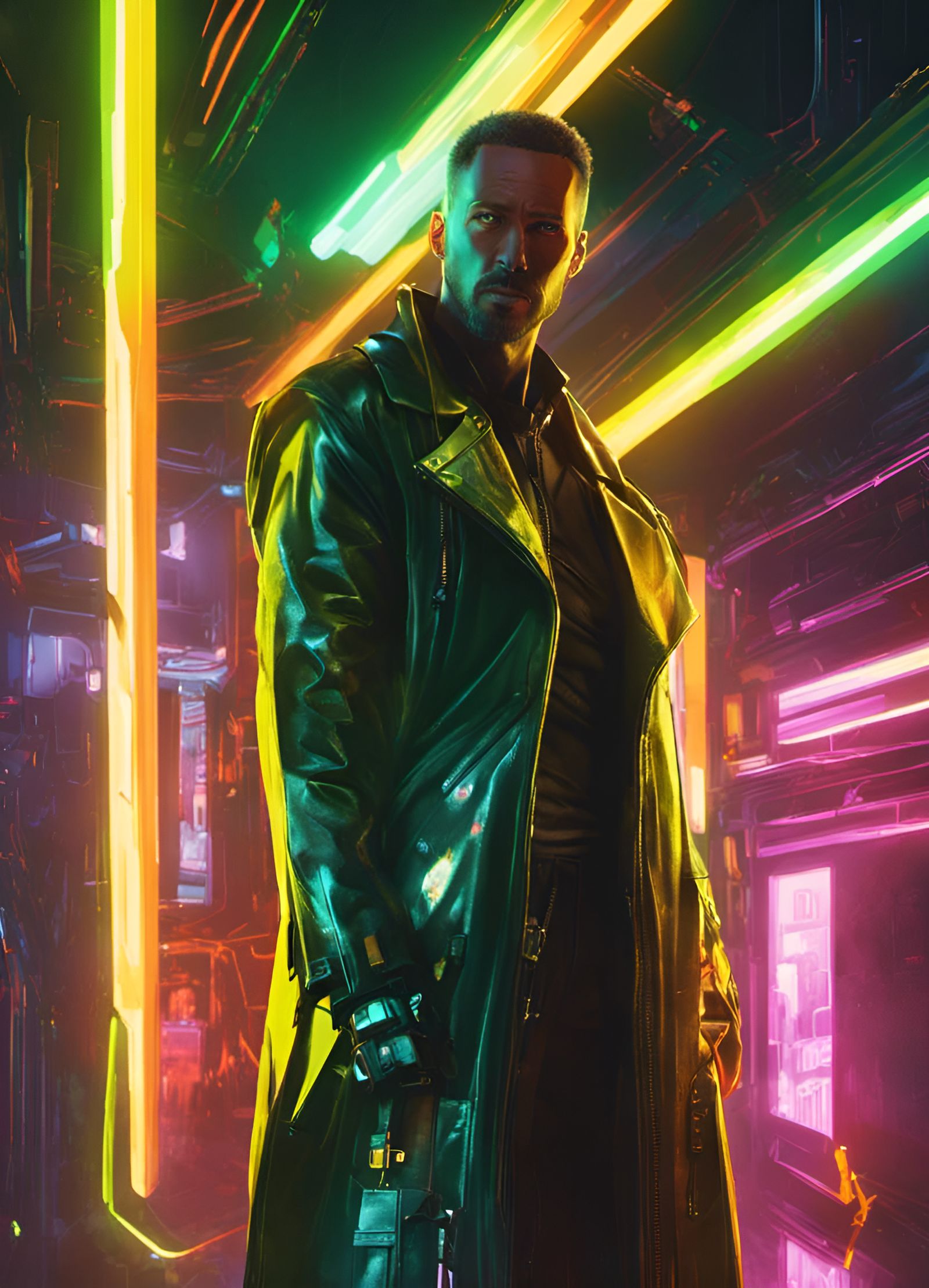 Unobtainium, a cyberpunk portrait