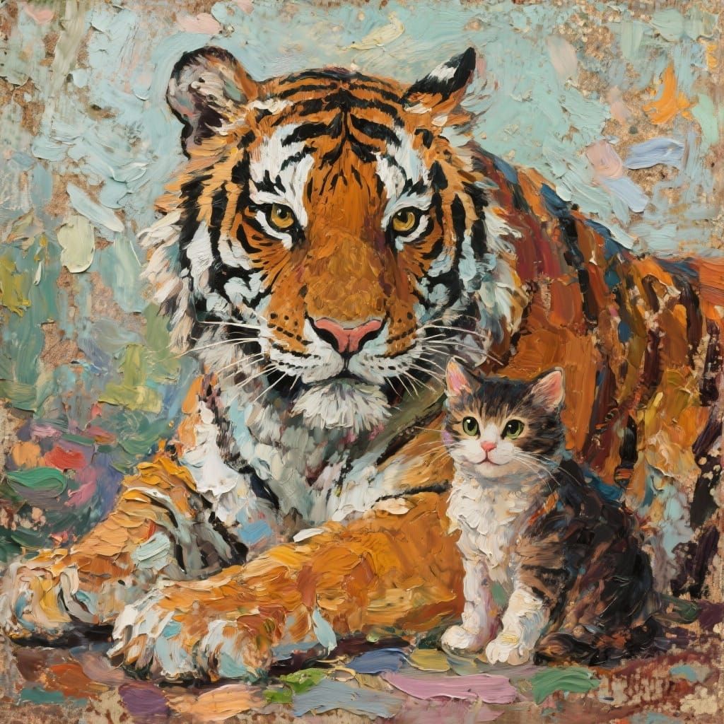 Tiger and Kitty