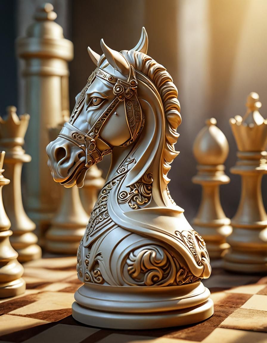 Chess piece  by @9no