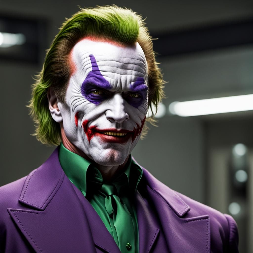 Arnold Schwarzenegger as the Joker - AI Generated Artwork - NightCafe ...