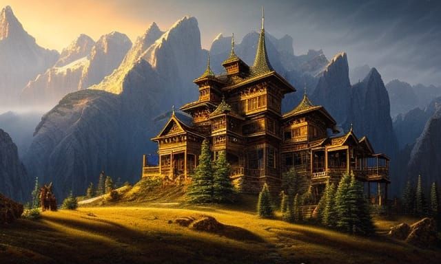 Mansion in the mountains