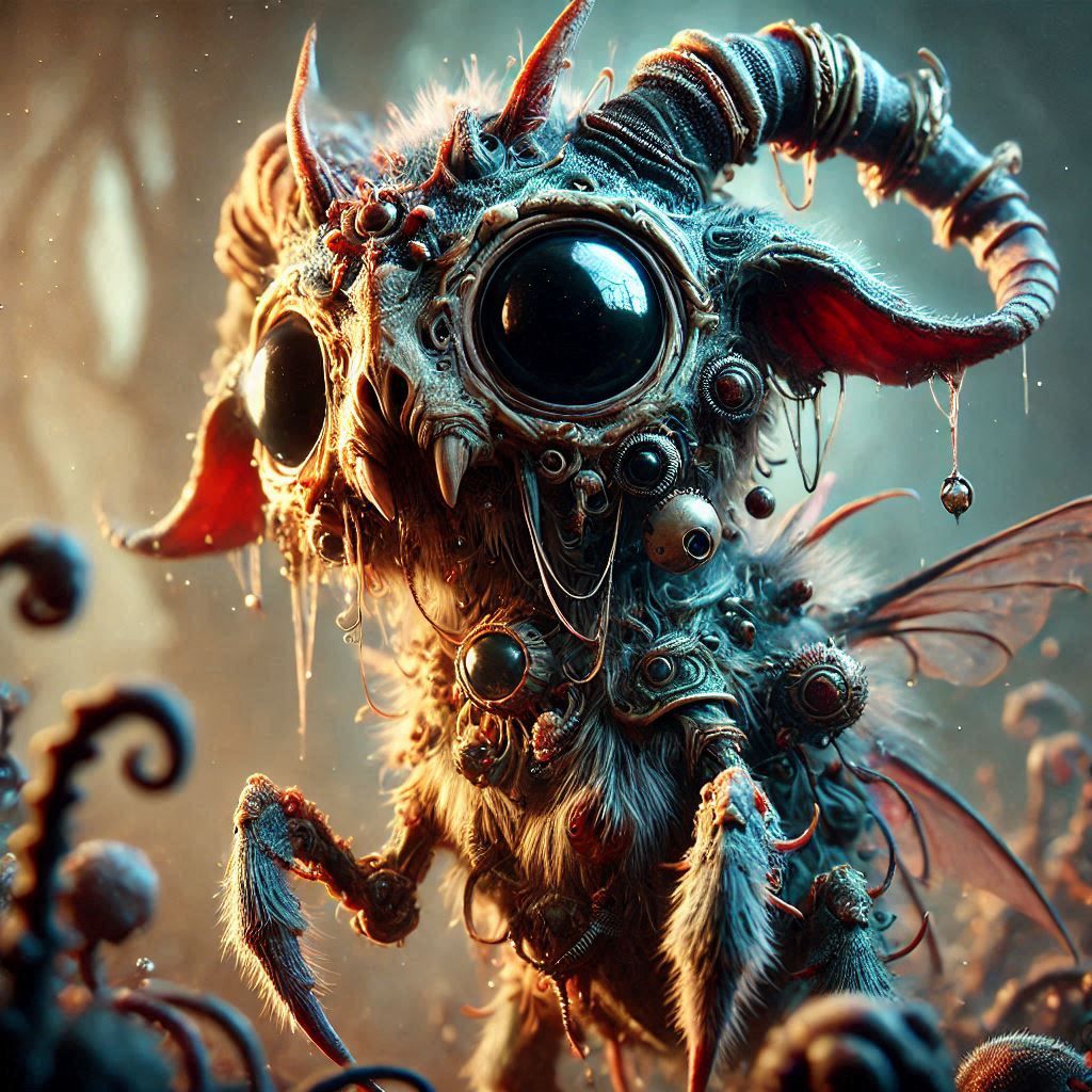 adorable fairy-tale fantasy creature portrait..