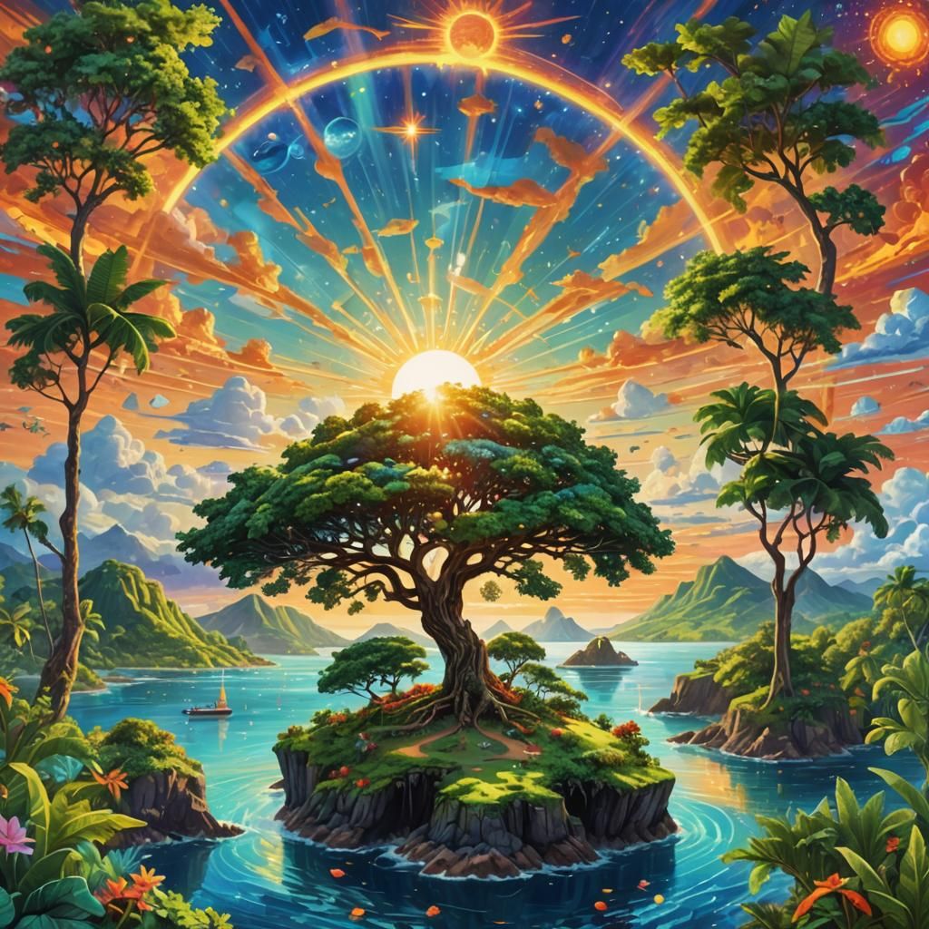 a paradise island  by @Marlene