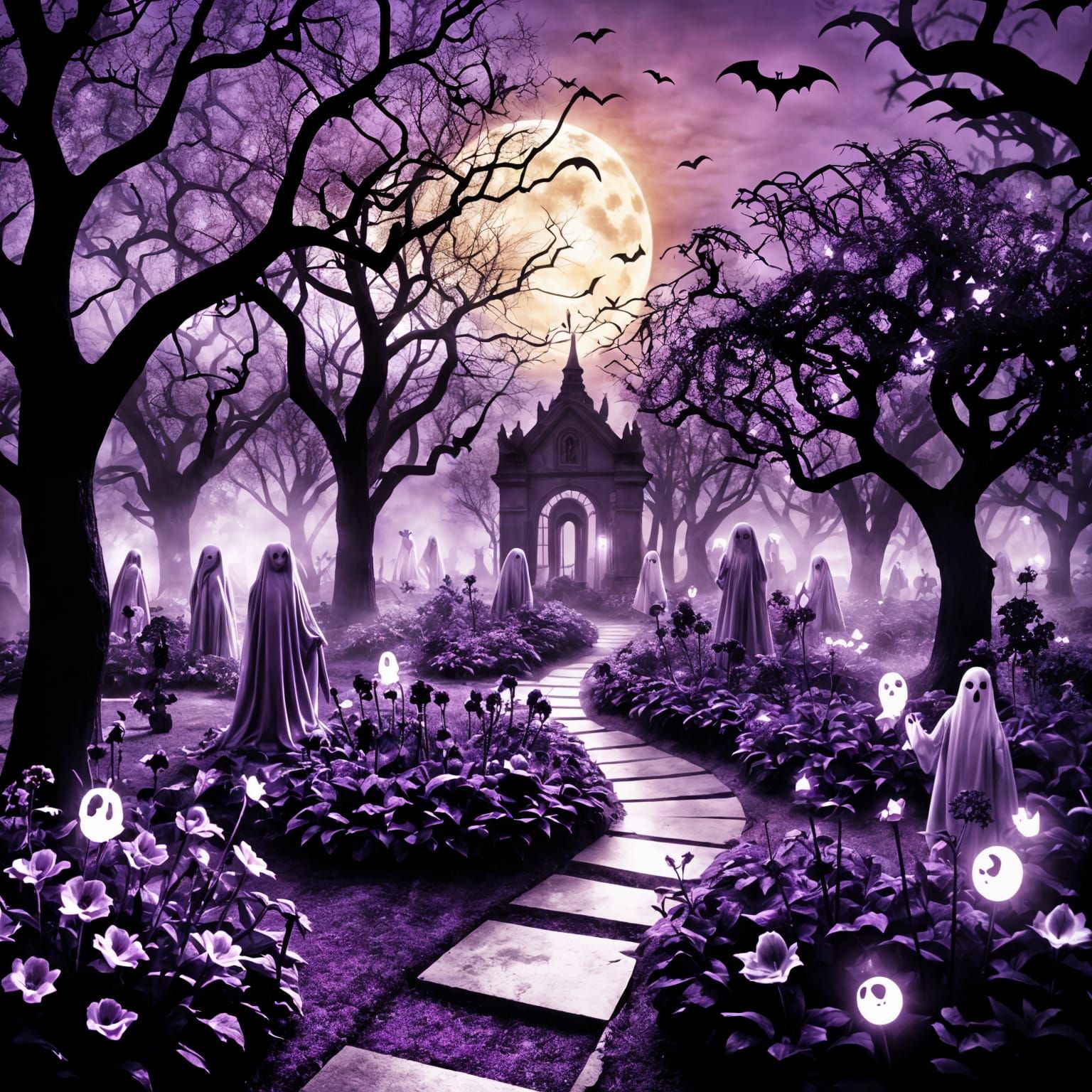 Creepy garden  by @RedPixie