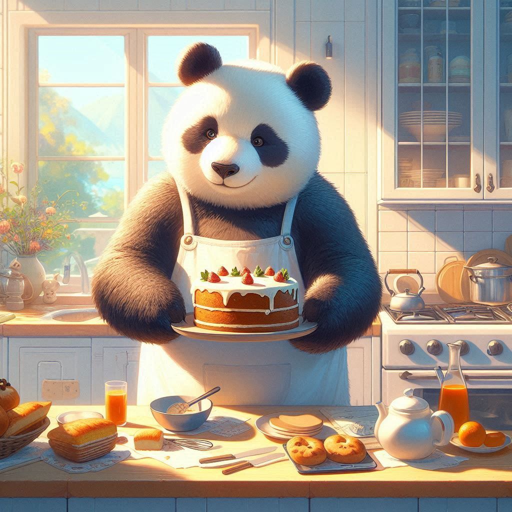 Pandas can cook