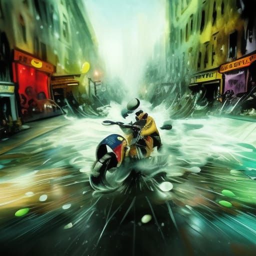 Spinning Out AI Generated Artwork NightCafe Creator