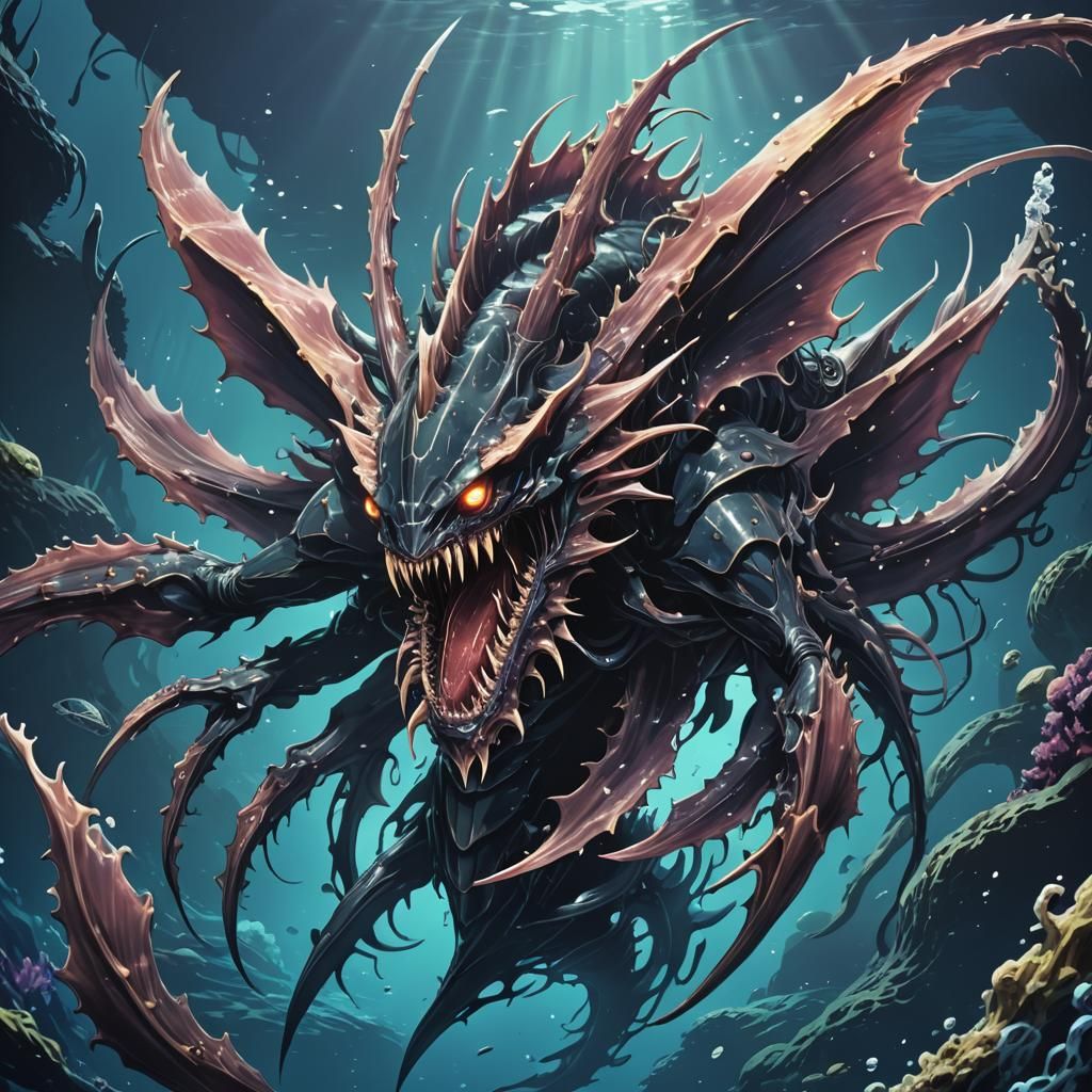 Deep sea monster
