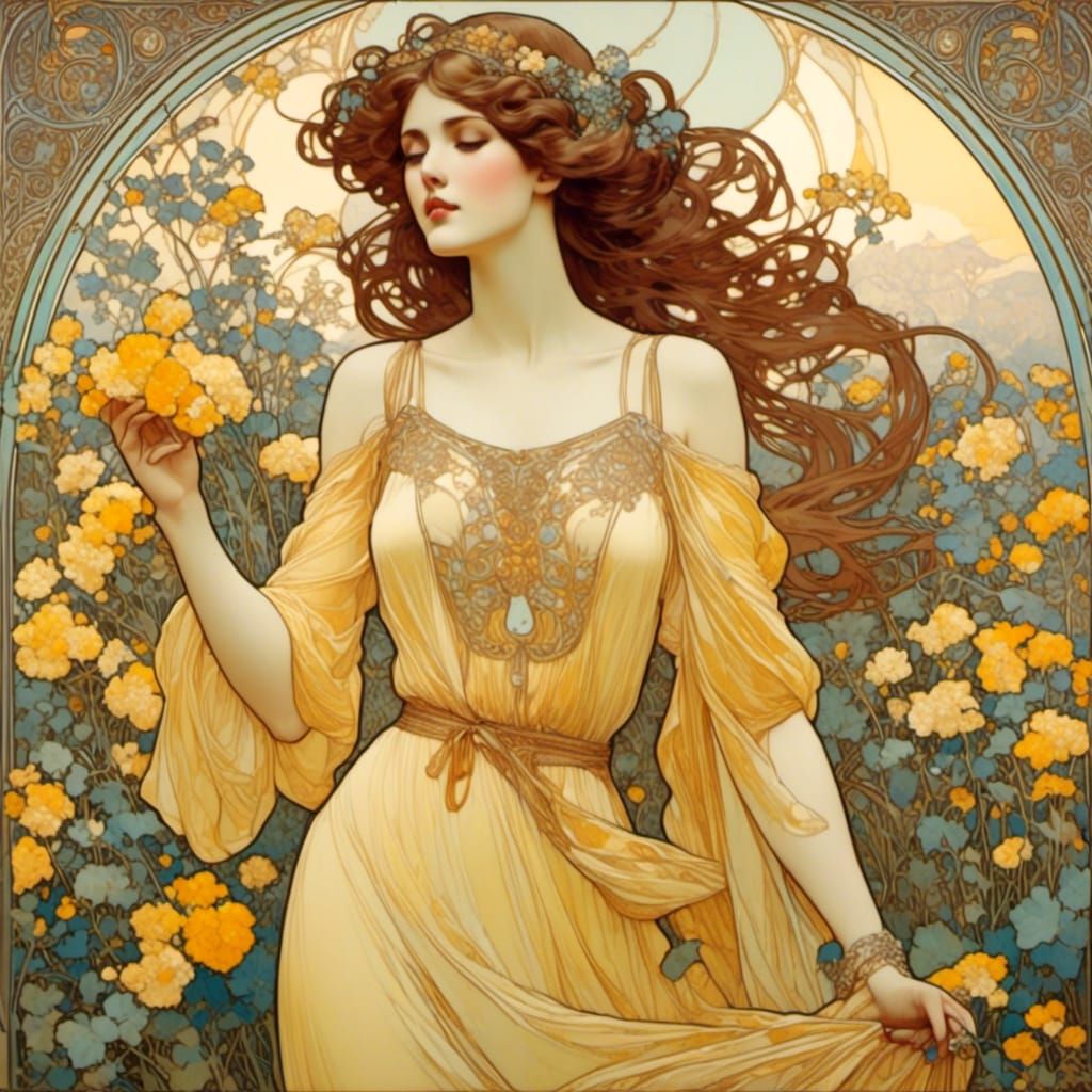 <lora:Art Nouveau Style:1.0>