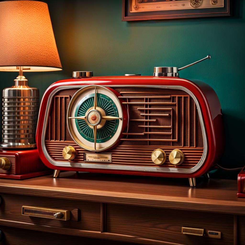Retro Vintage Radio  by @Chelle