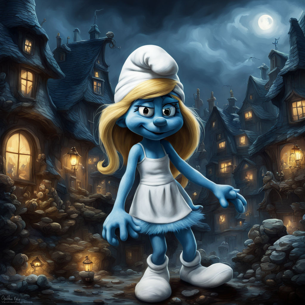horror smurfette