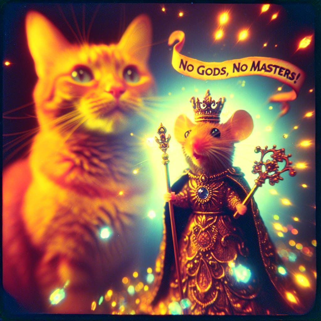 "No gods, no masters!" ✨🐭