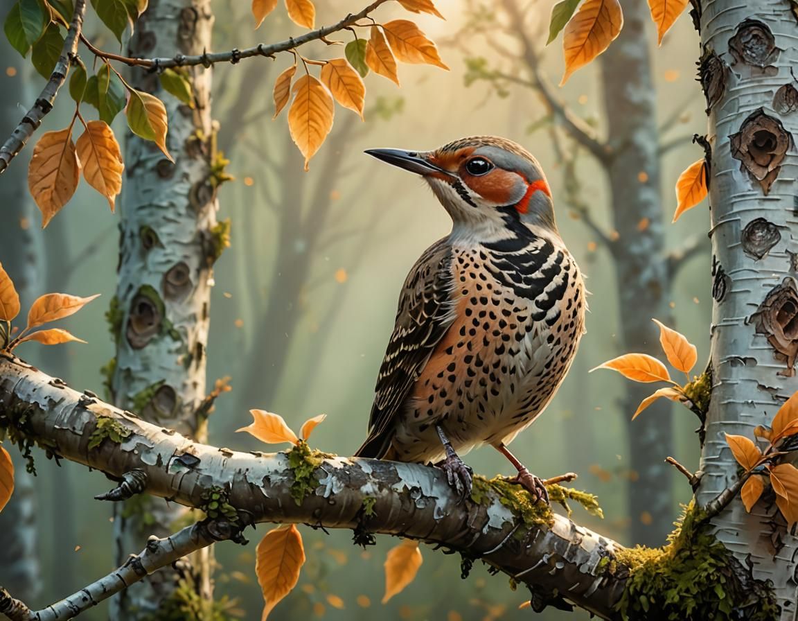 Northern Flicker  by @Ithil