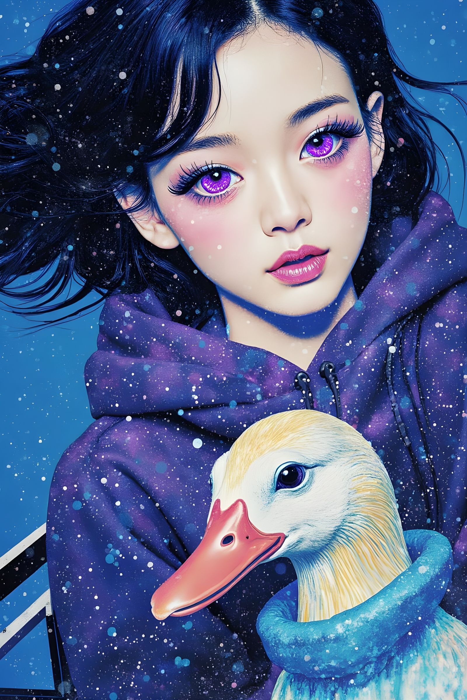 Girl and Duck
