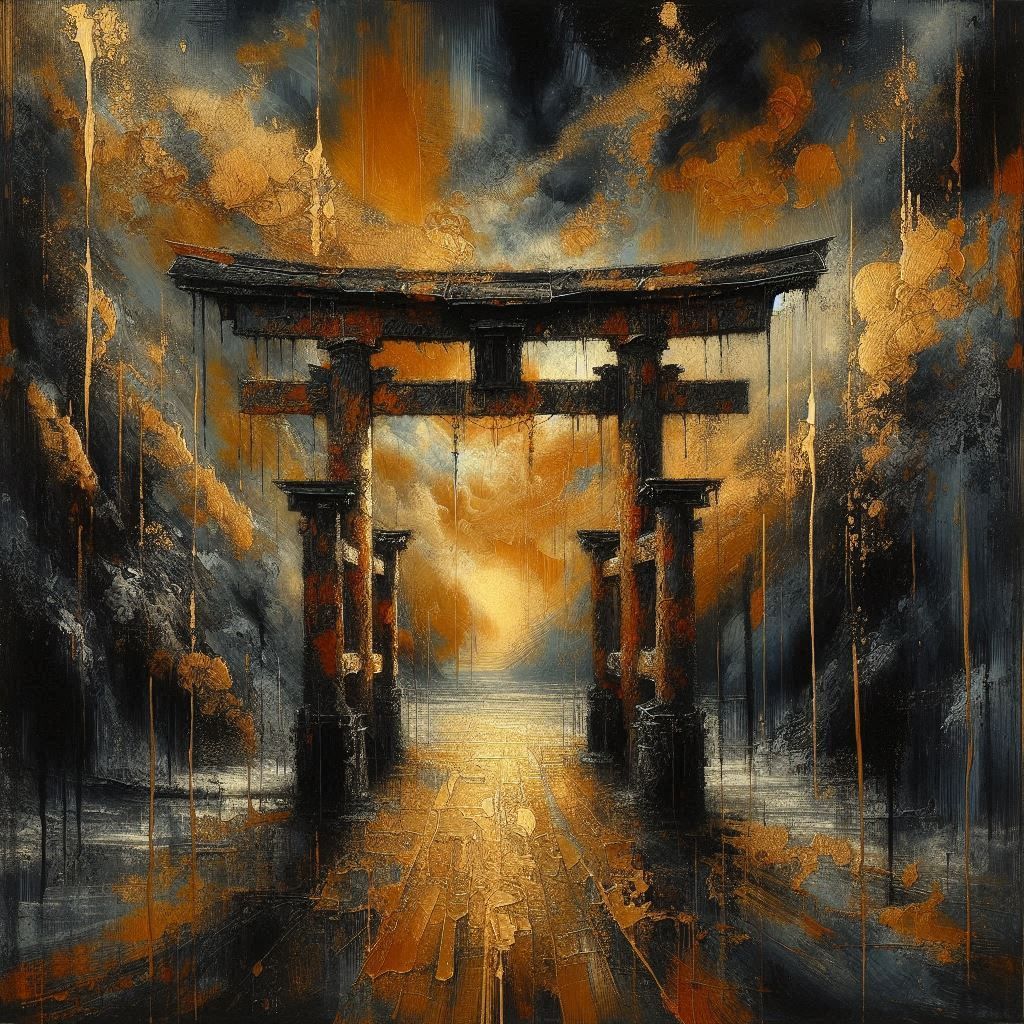 Golden torii
