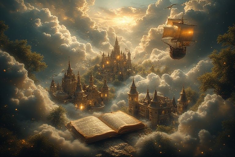 A magical world of books