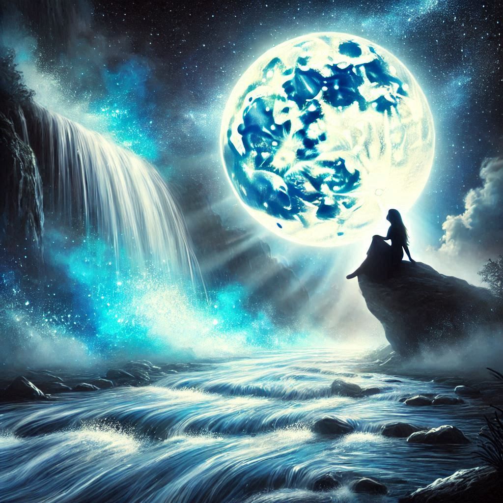 Admiration in the moonlight