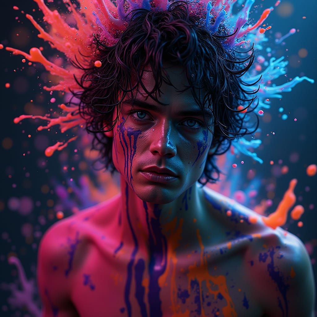 Paint Splash Portrait