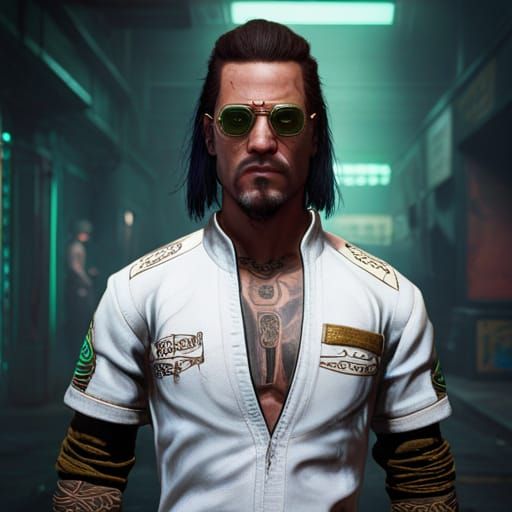 cyberpunk 2077, valentino gang, chicano culture, gold cyberware ...