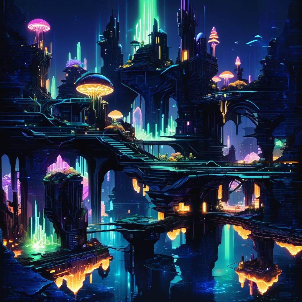 Cyberpunk Cityscape