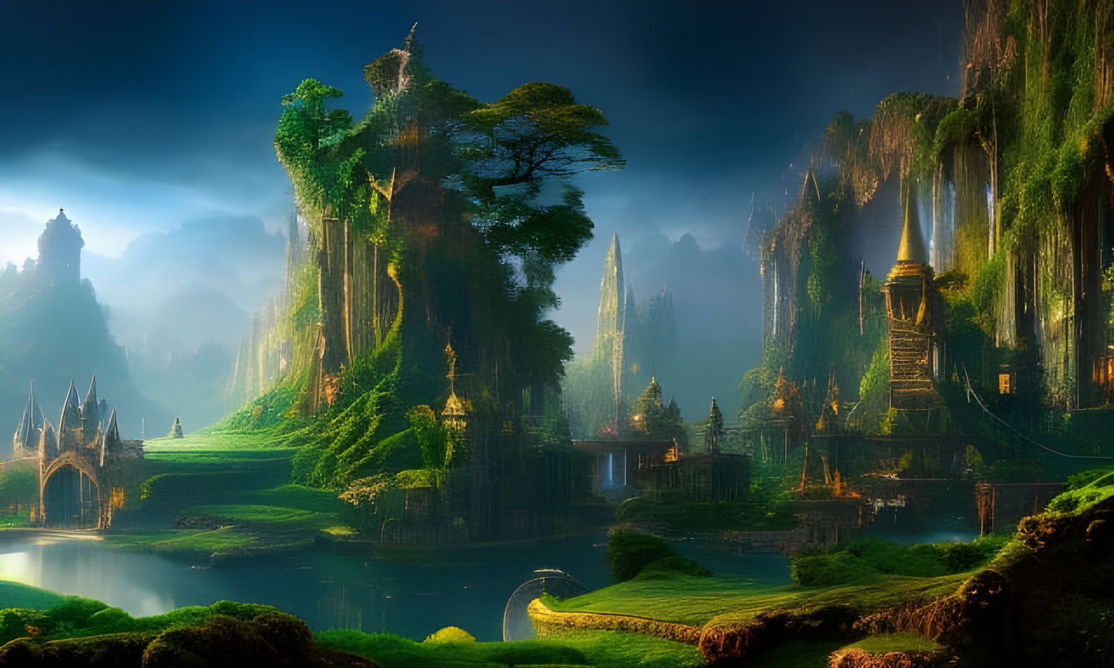 Valley of the Forest Nymphs  by @undefined